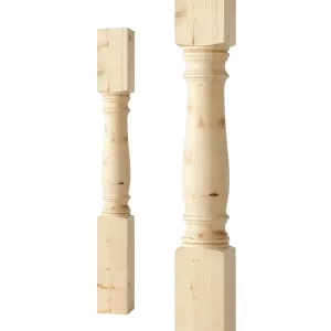 Stolpe 1180 x 130 mm - Svarvad - Nr. 30-NG-128