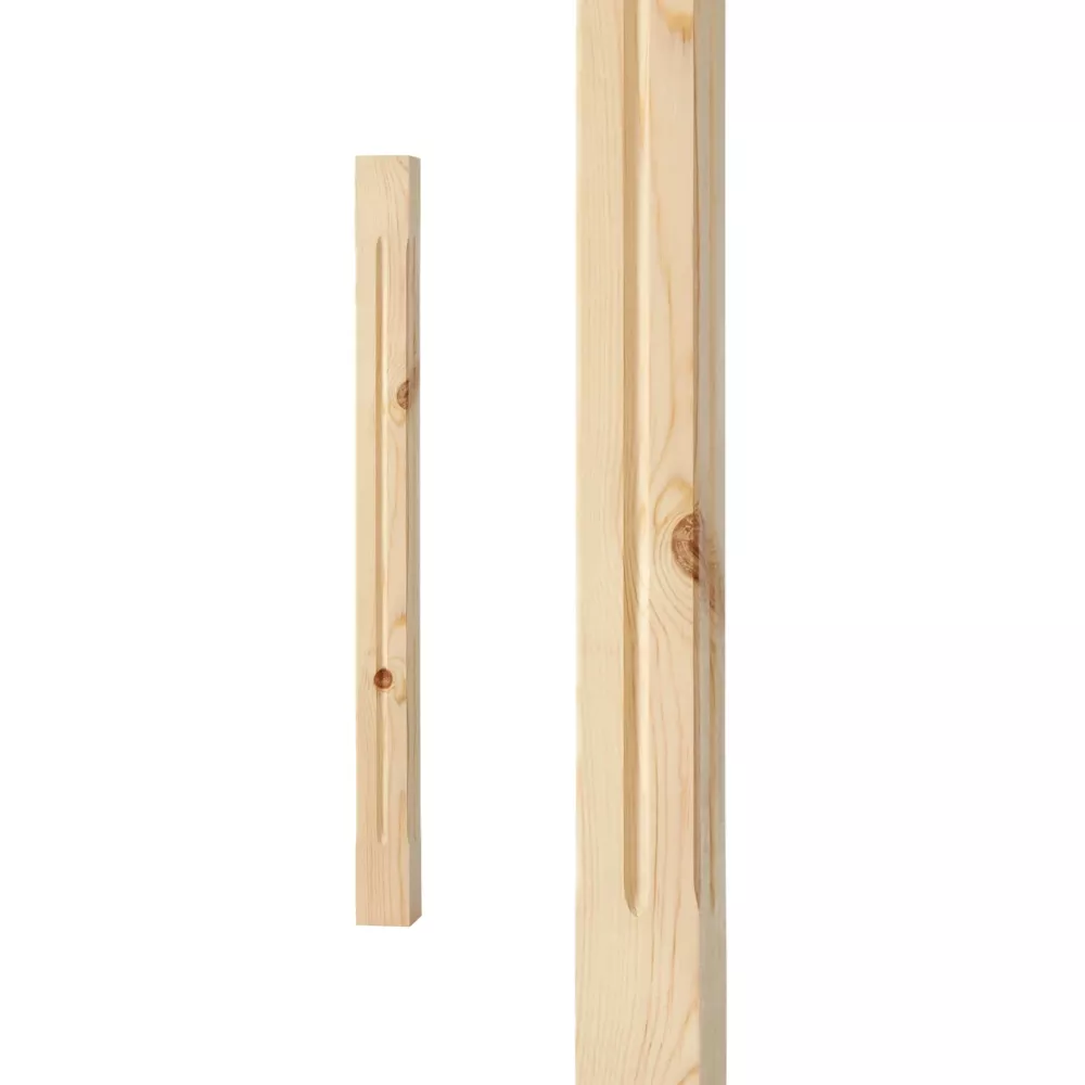 Stolpe 900 x 65 mm - Spårfräst - Nr. 11-NG-136