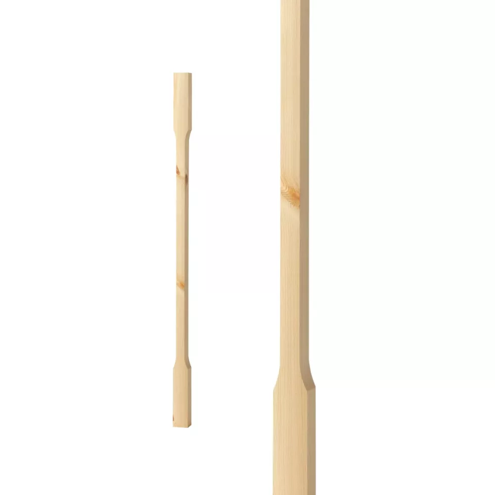 Stolpe 910 x 40 mm - Spjäla Sidofräst - Nr. 11-NG-144