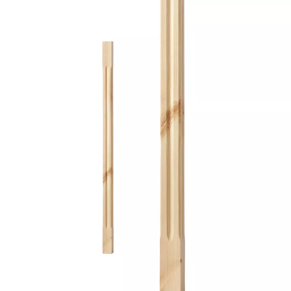 Stolpe 910 x 40 mm - Spårfräst - Nr. 11-NG-199