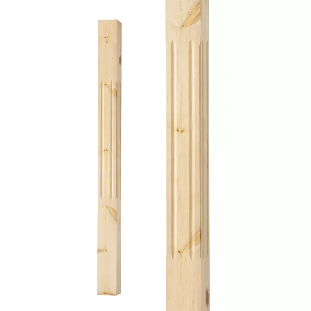 Stolpe 1180 x 85 mm - Spårfräst - Nr. 30-NG-202