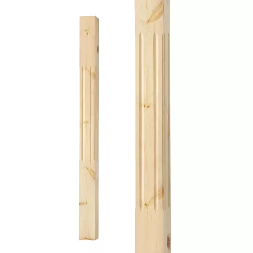 Pfosten 118 cm - nutgefräst - Nr. 30-202