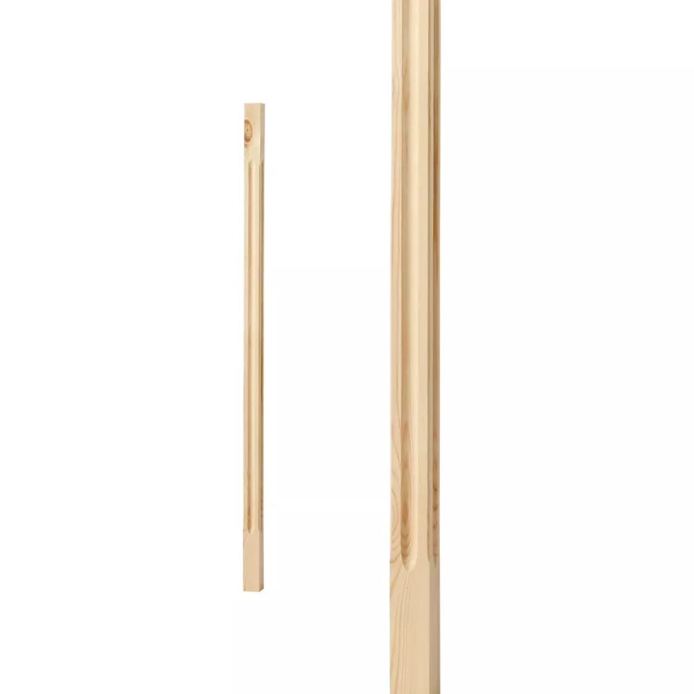 Stolpe 910 x 32 mm - Spårfräst - Nr. 11-NG-209
