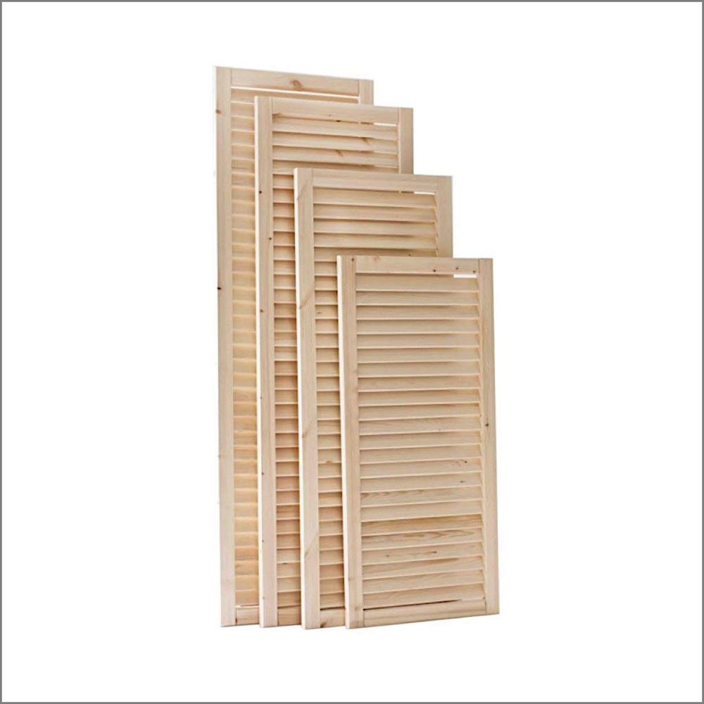 A closer look at Handcrafted Wooden Scandinavian Window Shutters