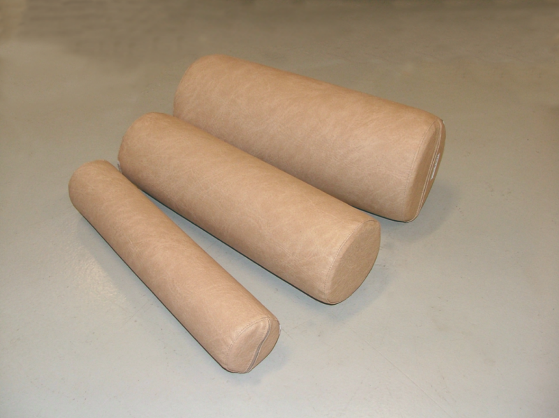 Britsdyna rund 50 x 20cm mjuk kärna grå