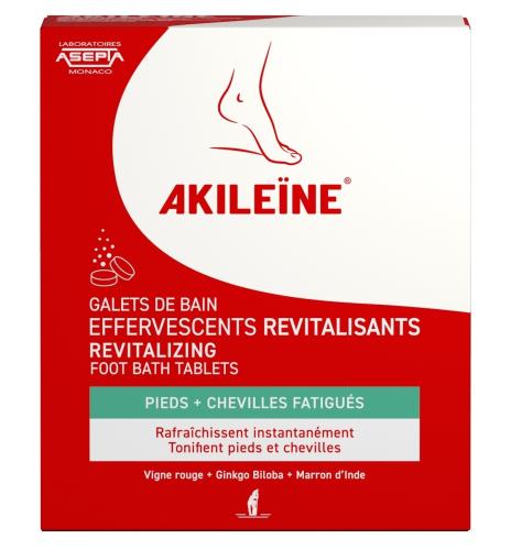 Akileine Rød Fodbadstabletter 6stk x 20g