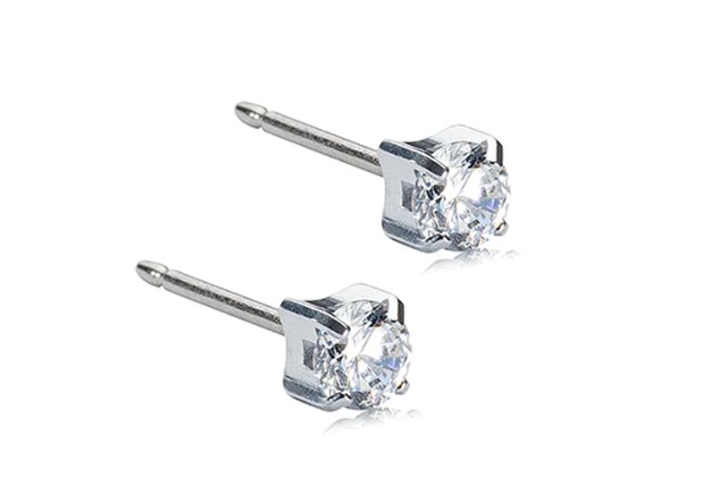 Med. ear S titanium Tiffany 10 st