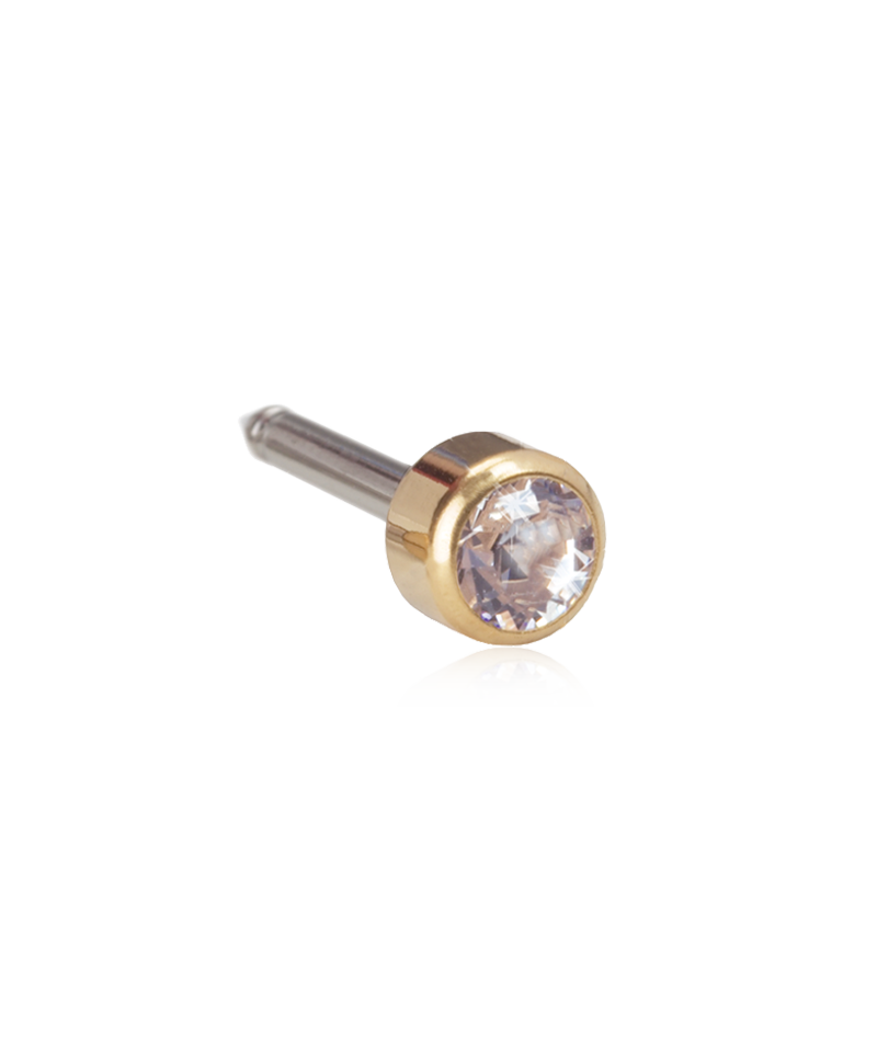 Med. ear G titanium mini bezel 10 st