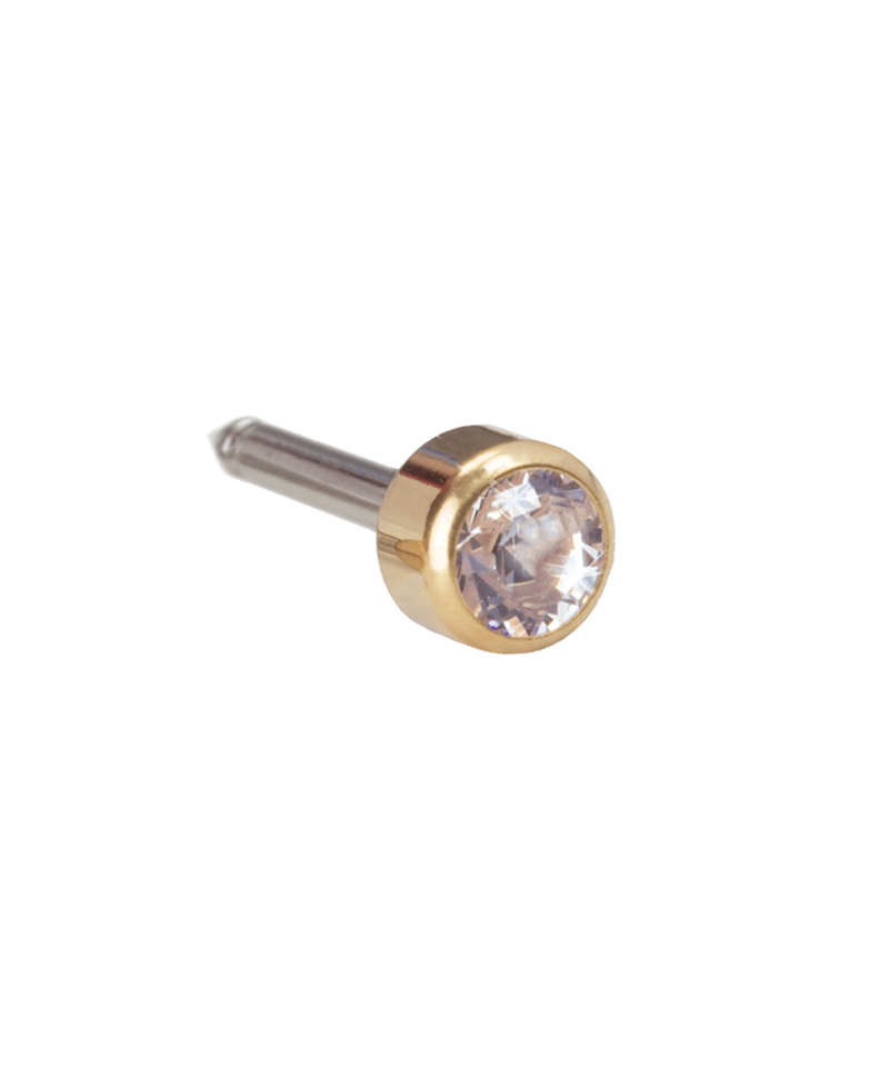 Med. ear G titanium bezel 10 st