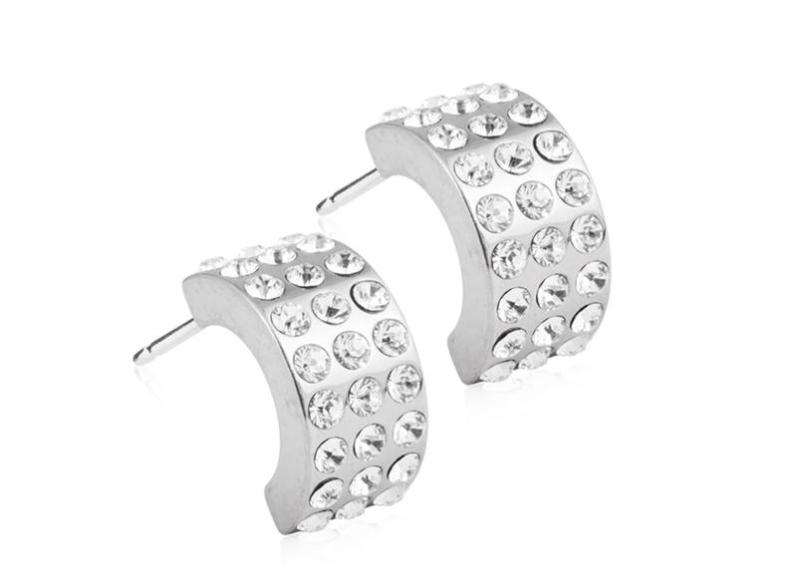Örhänge Pendant Grand Brilliance Curved Crystal 10 mm