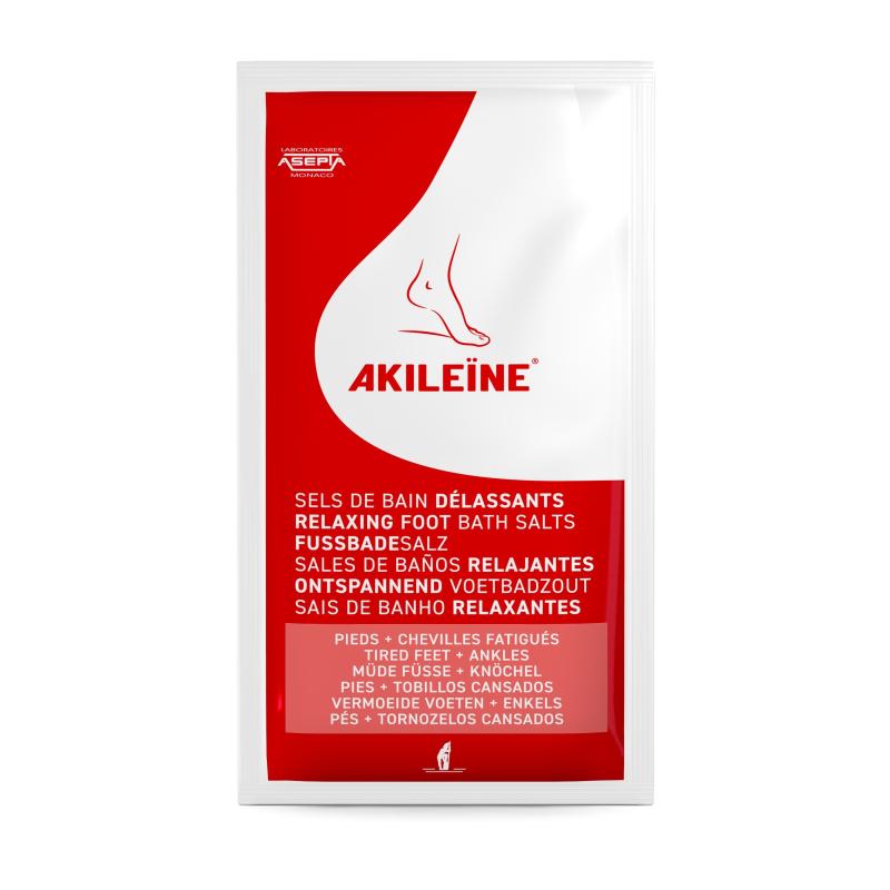 Akileine Röd Fotsalt 2x150g