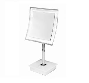 Spegel LED bordsspegel 5x först. fyrkantig