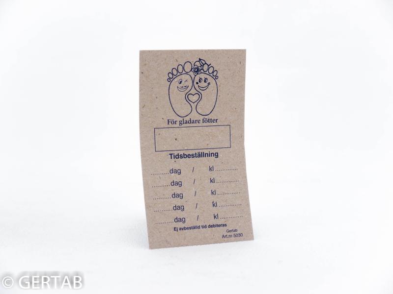 Tidkort standard natur fot 250 st