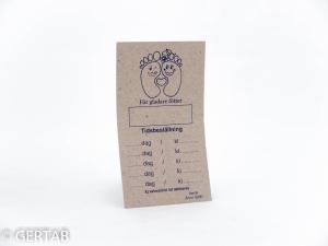 Tidkort standard natur fot 250 st