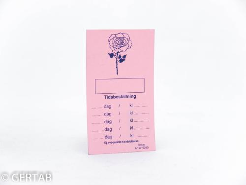Standard Time Cards Pink Flower 250 pcs