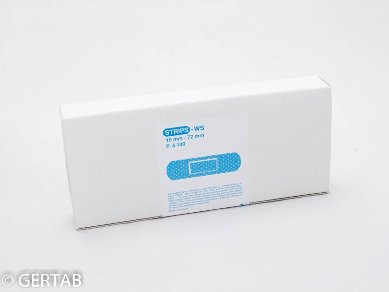 Plåster plast 19 x 72mm 100st/frp.