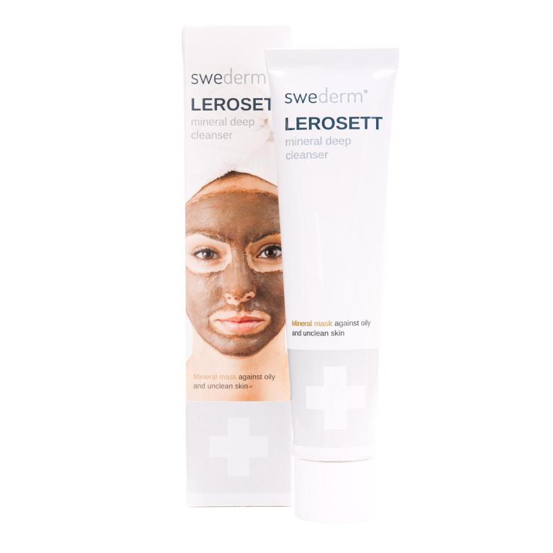 Lerosett mot fet och oren hud 70 ml.