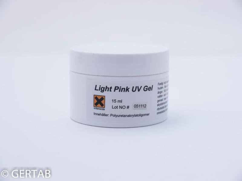 Nagelbygg UV-gel rosa 15 ml