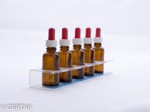 Flaskställ med 5 flaskor 30 ml
