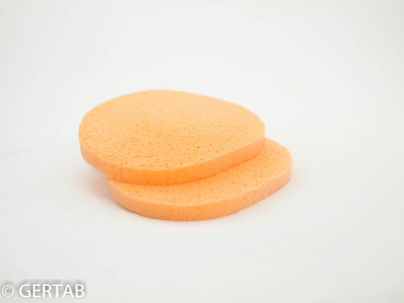 Kosmetik rengöringssvamp orange 2 st/frp.