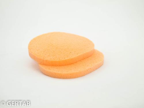 Kosmetik rengöringssvamp orange 2 st/frp.