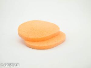 Kosmetik rengöringssvamp orange 2 st/frp.