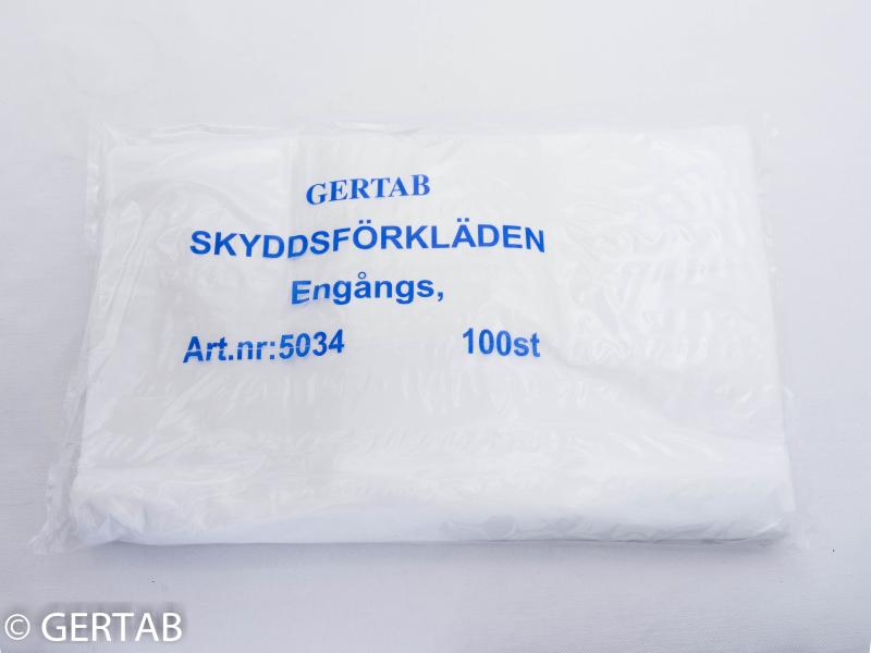 Skyddsförkläden Gertab 800x1250mm 100st/frp.