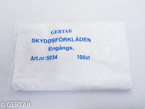 Skyddsförkläden Gertab 800x1250mm 100st/frp.