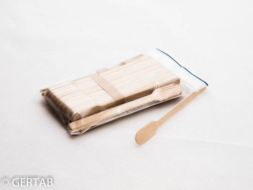 Disposable wooden cream spatula 100 pcs/pack