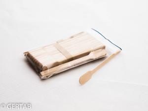 Creméspatel engångs trä 100st/frp.