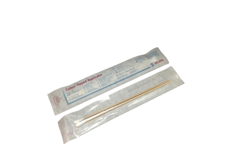 Bomullspinne steril 2x100st/frp.