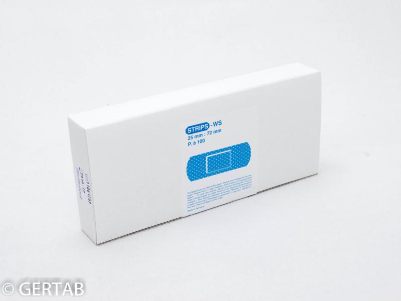 Plåster plast 25 x 72mm 100st/frp.