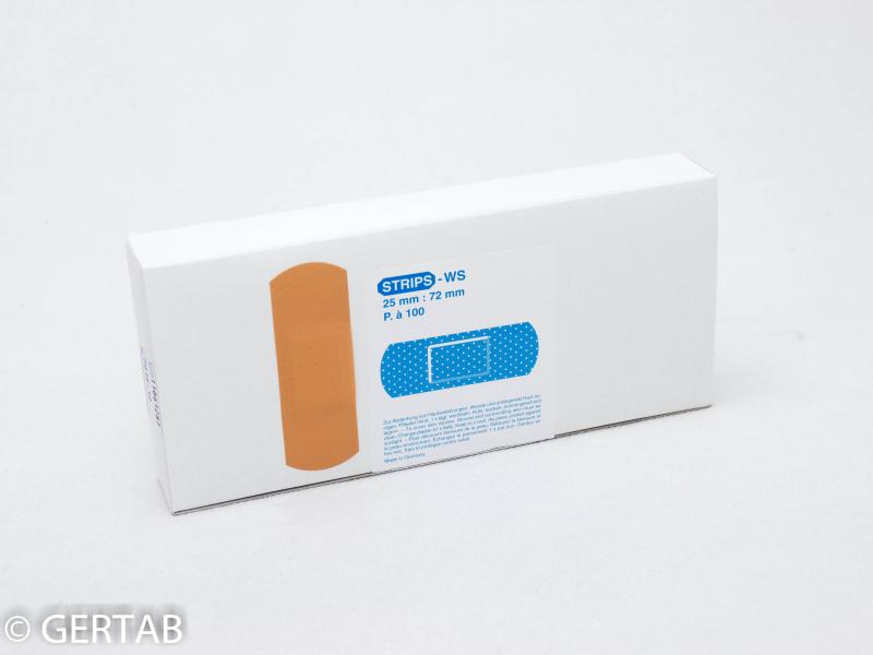 Plåster plast 25 x 72mm 100st/frp.