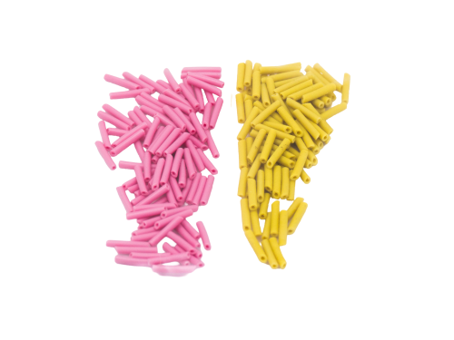 Fraser tubes ingrown nail protection 100 pcs Yellow / Pink