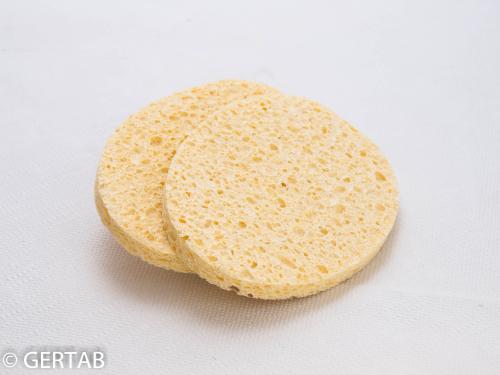 Kosmetiksvamp gul 2stk/pk.