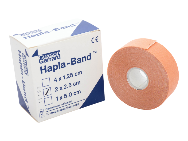 Hapla band elast. 10m x 2½cm 2st/ask