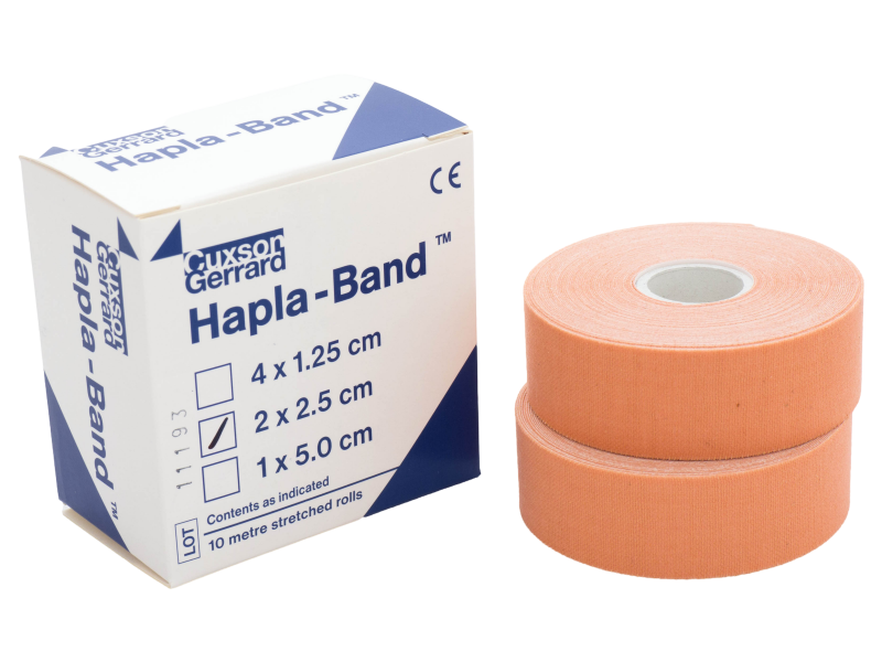 Hapla band elast. 10m x 2½cm 2st/ask