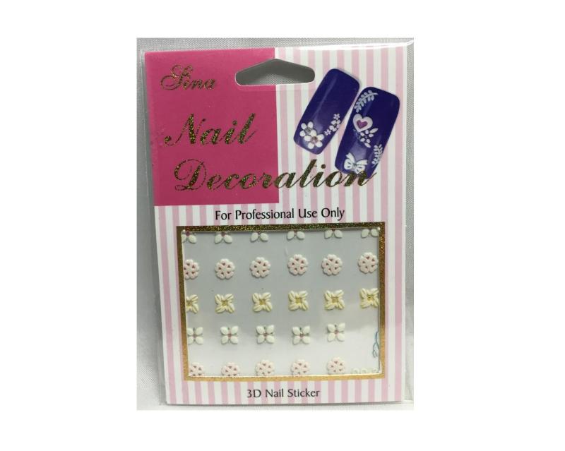 Nageldekor stickers blommor SQQ28