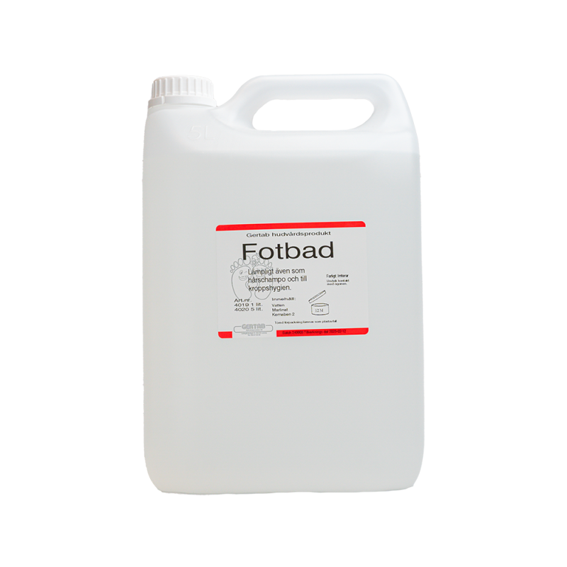 Fotbad Gertab oparfymerad