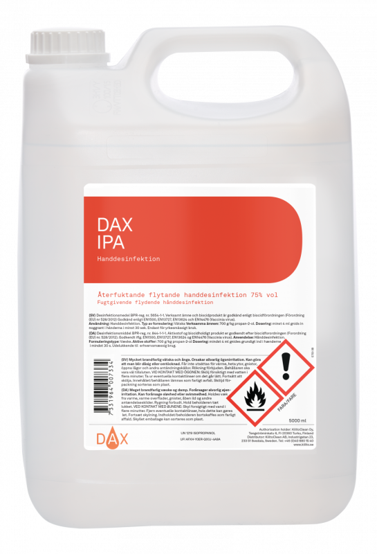 DAX Handdesinfektion 75% IPA 5 l