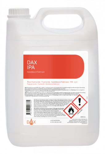 DAX Hånddesinfektion 75% IPA 5 l