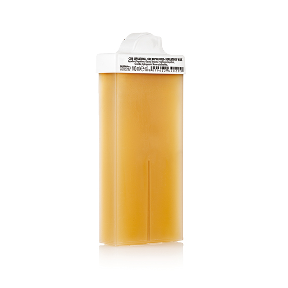Vaxkassett smal rulle Gul 100 ml