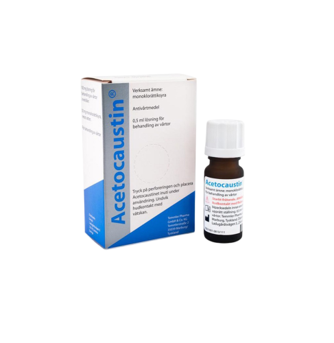 Acetocaustin Vortemiddel 0,5 ml