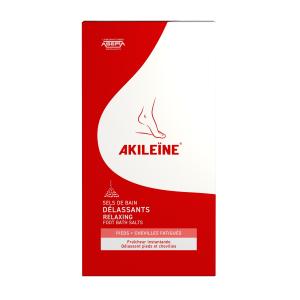 Akileine Röd Fotsalt 2x150g