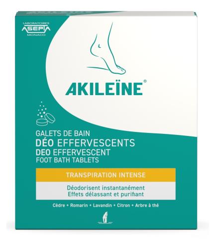 Akileine Grøn Fodbadstabletter 7 stk x 12 g