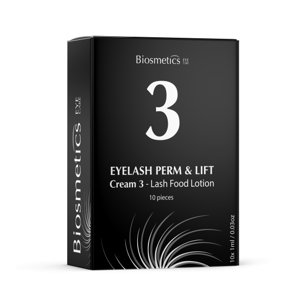 Biosmetics Eyelash Perm & Lift Cream 3, 10 st - Conditioning Lotion