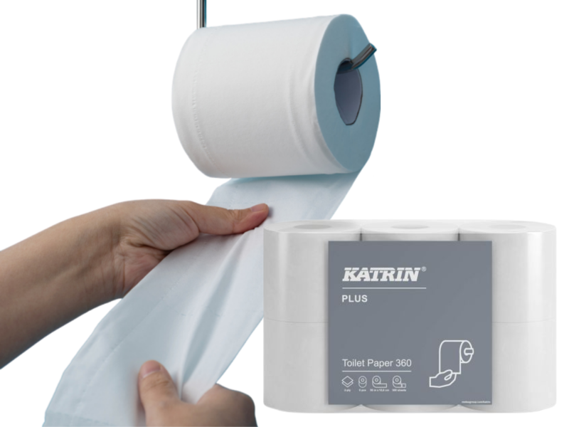 Toalettpapper Katrin Plus 6 rullar/förp