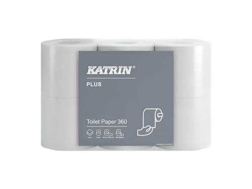 Toiletpapir Katrin Plus 6 ruller/pakke