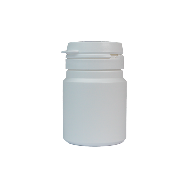 Burk med snäpplock vit 30ml