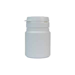 Burk med snäpplock vit 30ml